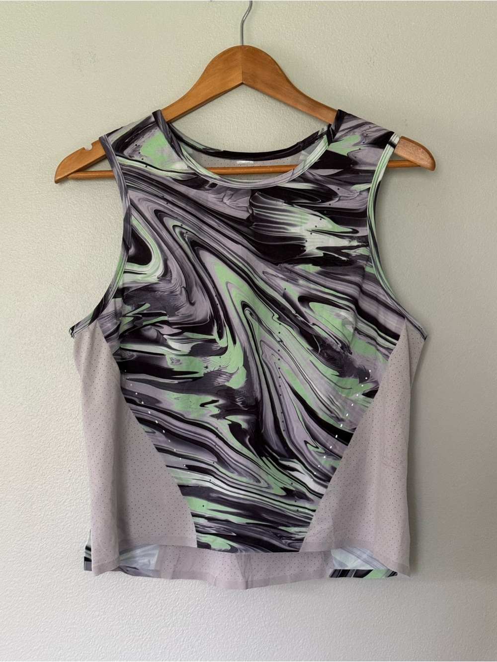 Lululemon Swift Ventilated Running Tank Top Paint Glide Warp